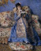 Camille Monet reading Pierre Auguste Renoir